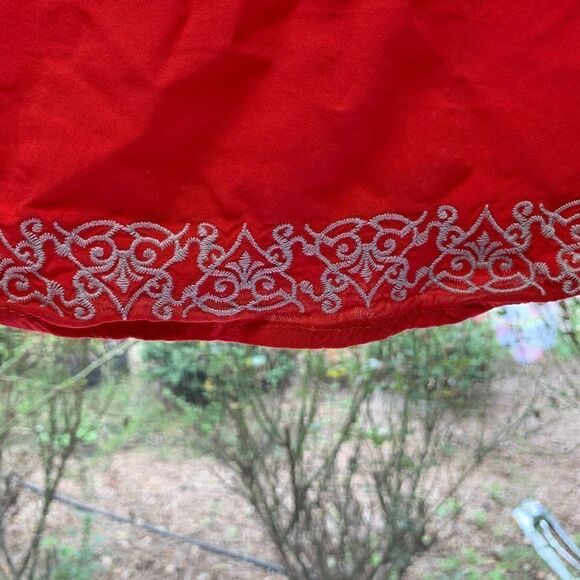 Flying Tomato Boho Bell Sleeve Dress Red Size Sm - Picture 7 of 9